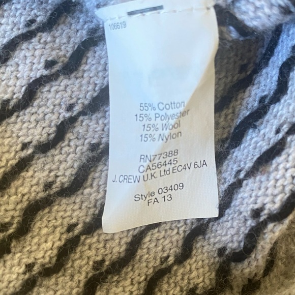 Madewell Cream Hearts and Stripes Sweater XS - Picture 7 of 8